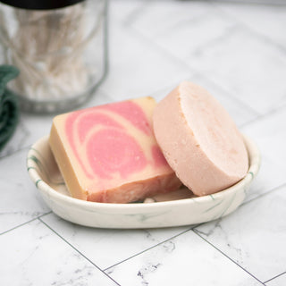 Close-up of Budding Romance Spa Soap Bar – Handmade Natural Skincare