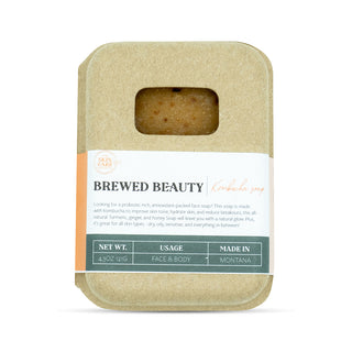 Brewed Beauty Kombucha Soap Bar for anti-aging 