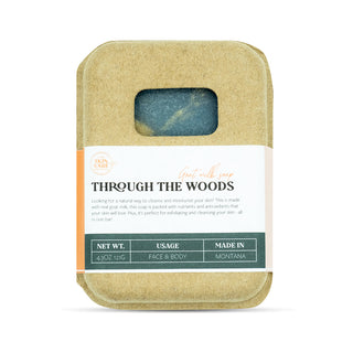 Through the Woods Goat Milk Soap Bar for men