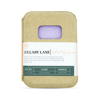 exfoliating salt soap Lavandar