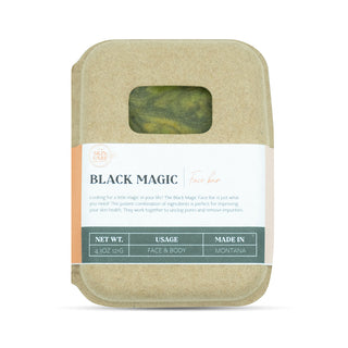 Black Magic Exfoliating Face Bar Packaging – Eco-Friendly and Luxurious Design