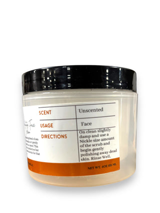 Mermaid polish, exfoliating face cream