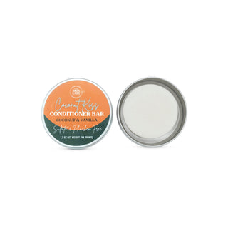 Close-up of Coconut Kiss Conditioner Bar – Handmade Natural Hair Care