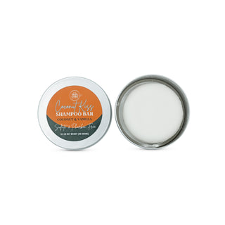 Close-up of Coconut Kiss Shampoo Bar – Handmade Natural Hair Care