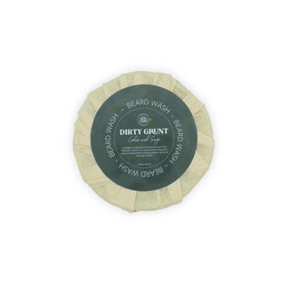 Close-up of Dirty Grunt Beard Wash Bar – Handmade Natural Grooming Product