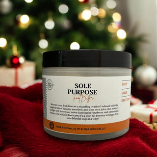 Pamper Your Feet with Sole Purpose Foot Butter: A Raspberry & Spearmint Delight